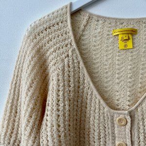 Catherine Malandrino Alpaca Sweater, Beige, Size S